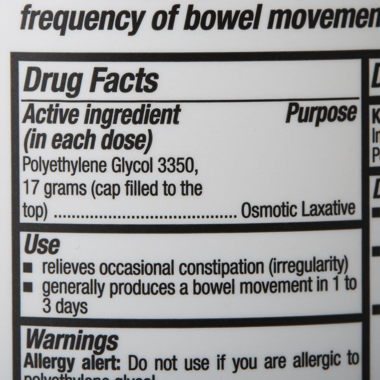 Laxative Geri-Care Powder 17.9 oz. Polyethylene Glycol 3350
