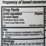 Laxative Geri-Care Powder 17.9 oz. Polyethylene Glycol 3350