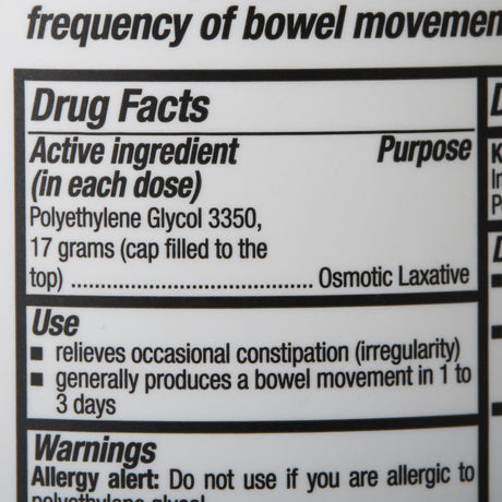 Laxative Geri-Care Powder 17.9 oz. Polyethylene Glycol 3350