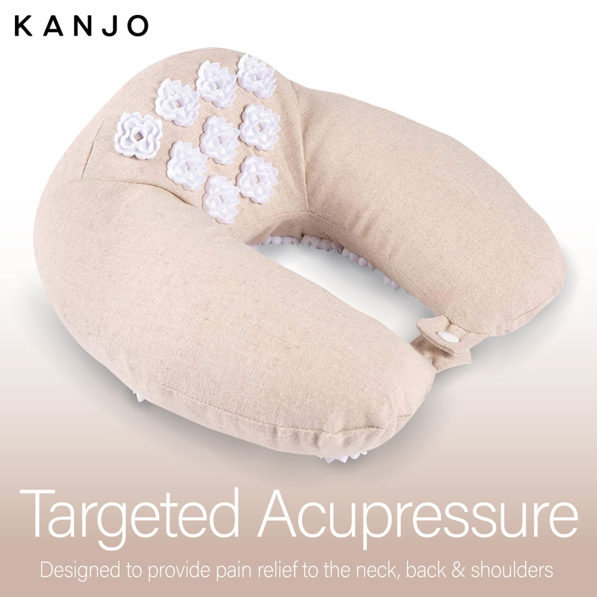 Acupressure Neck Pillow Kanjo 5 X 12 X 13 Inch