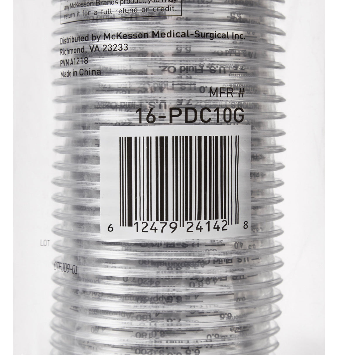 Drinking Cup McKesson 10 oz. Clear Polyethylene Disposable