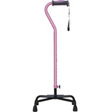 Adjustable Quad Cane for Right or Left Hand Use, Large Base