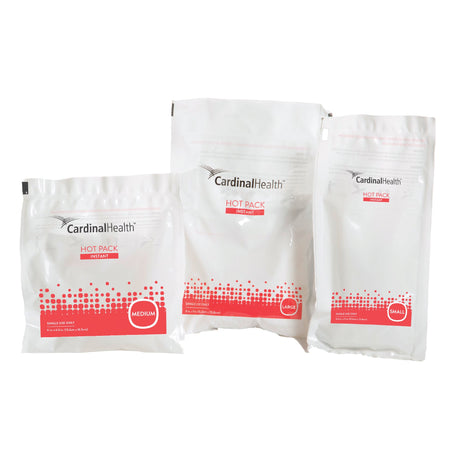 Instant Hot Pack Cardinal Health General Purpose Medium Plastic / Sodium Thiosulfate Disposable