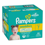 Unisex Baby Diaper Pampers Swaddlers Size 7 Disposable Heavy Absorbency