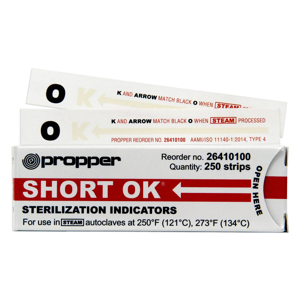 OK Sterilization Chemical Indicator Strip Steam 4 Inch