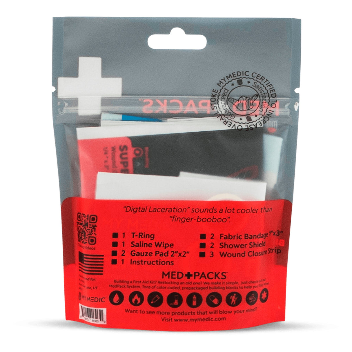 First Aid Kit My Medic MED PACKS FInger Cut Pouch