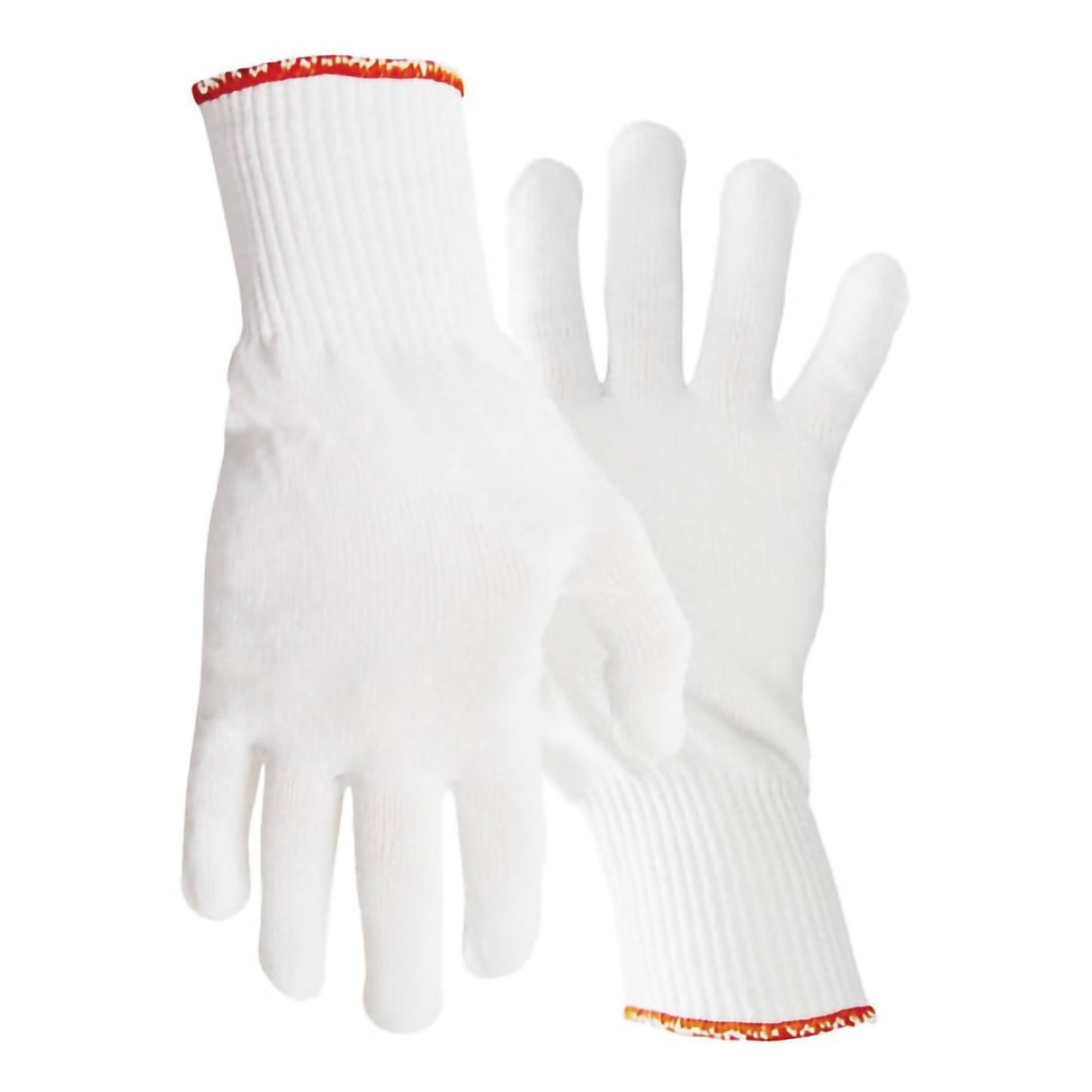 Cut Resistant Glove Liner Scepter Full-Finger Polyester / Stainless Steel White Medium