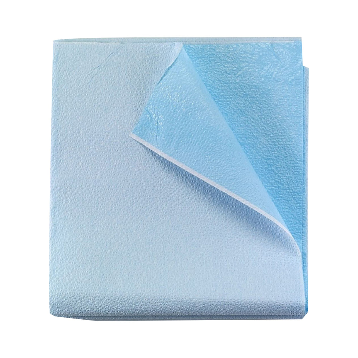Stretcher Sheet Tidi Everyday Flat Sheet 40 X 60 Inch Blue Tissue / Polyethylene Film Disposable
