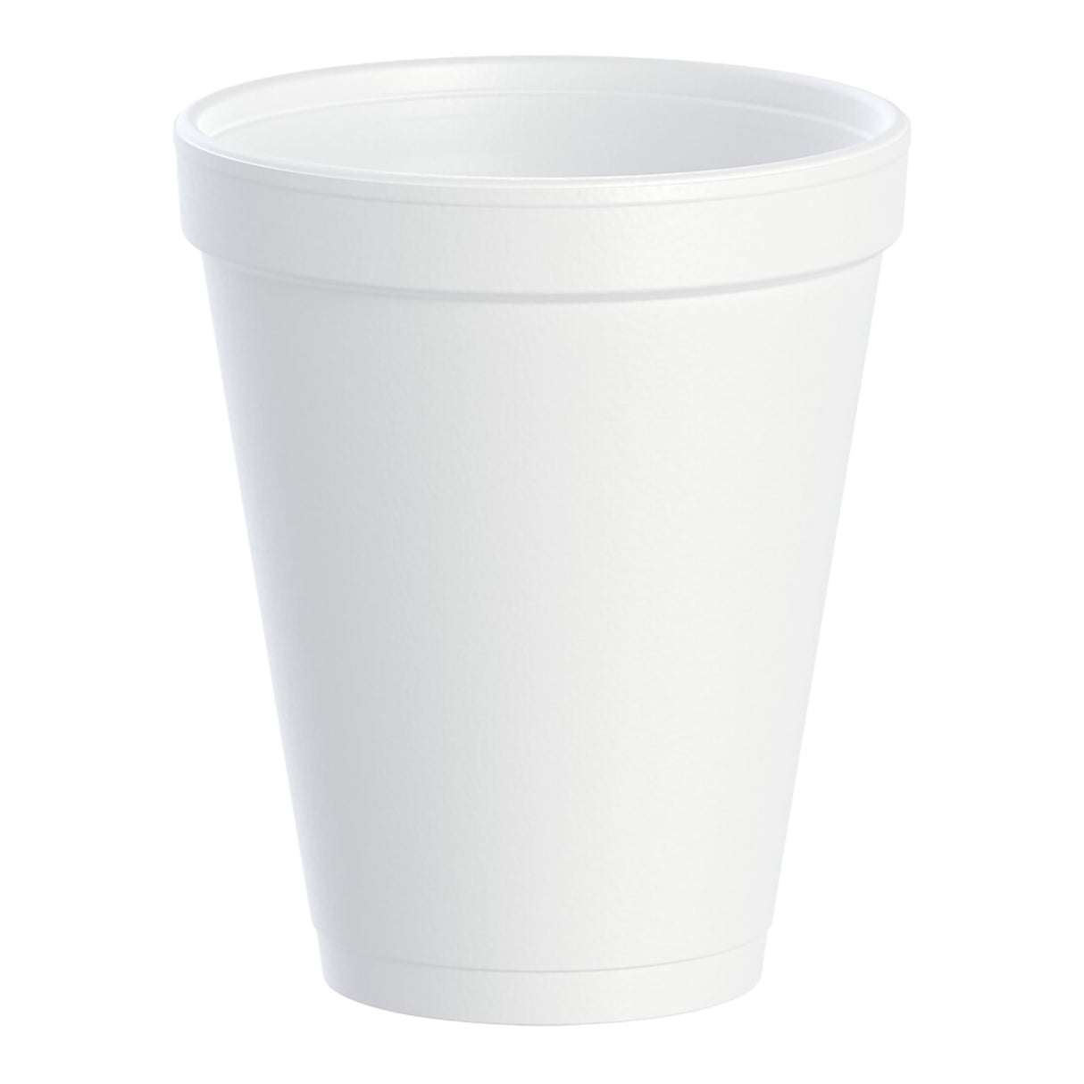 Insulated Drinking Cup Dart 10 oz. White Styrofoam Disposable