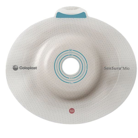 Ostomy Barrier SenSura Mio Click Precut, Extended Wear Elastic Adhesive 50 mm Flange Red Code System 13/16 Inch Opening