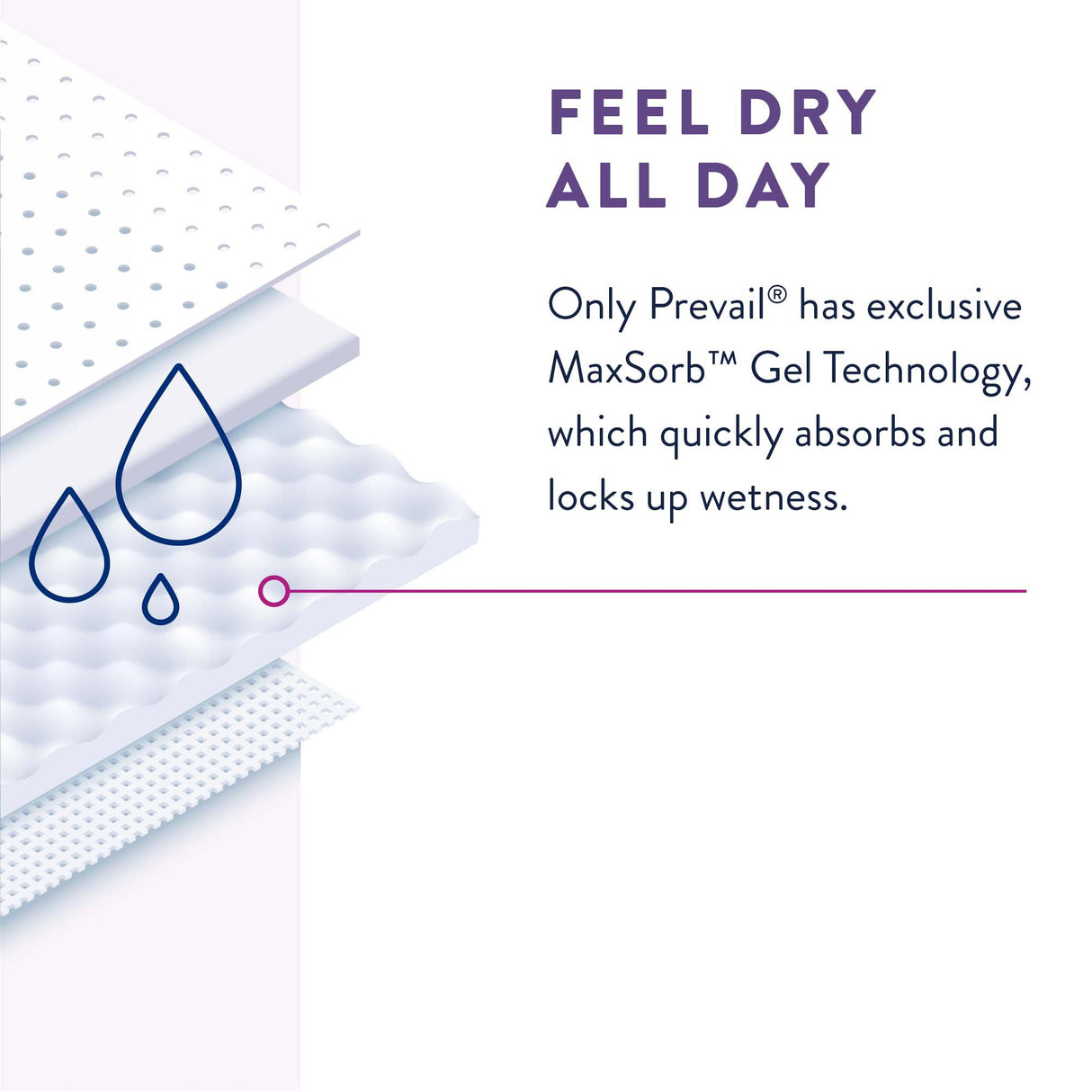 Female Adult Absorbent Underwear Prevail Per-Fit Pull On with Tear Away Seams Medium Disposable Moderate Absorbency