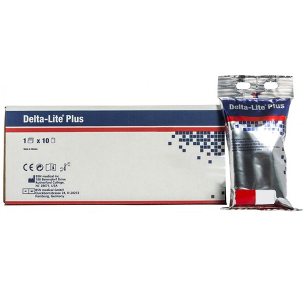 Cast Tape Delta-Lite Plus 3 Inch X 12 Foot Fiberglass / Resin Red