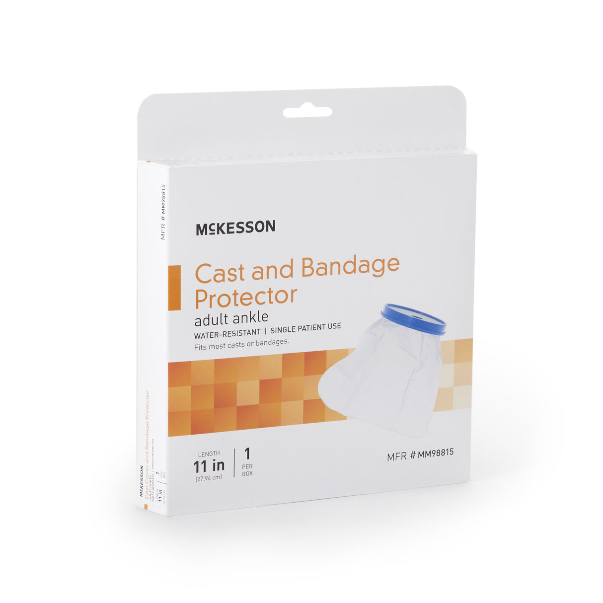 Leg Cast Cover McKesson Ankle Vinyl 12 Inch