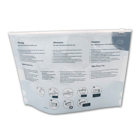 Microwaveable Steam Sanitizing Bags Ameda Clean Ease For Breast Pump Parts