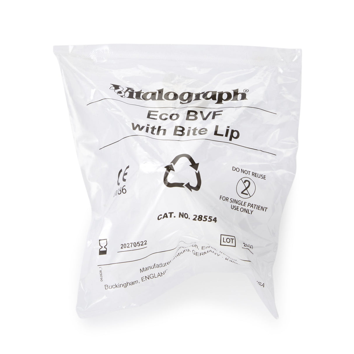 Eco BVF Filter BVF with Plastic Bite Lip (75) For MediSoft and Office Spirometers