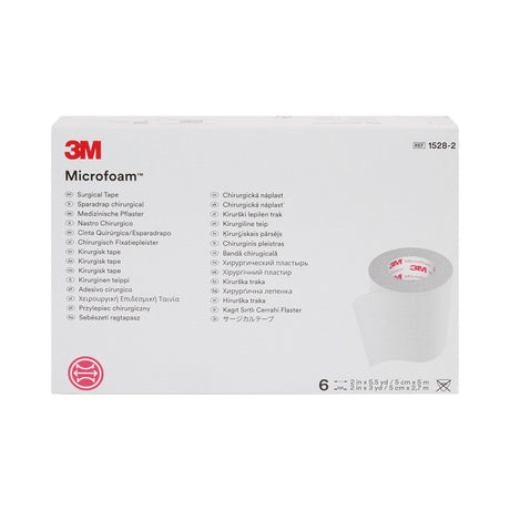 Medical Tape 3M Microfoam White 2 Inch X 5-1/2 Yard Elastic / Foam NonSterile