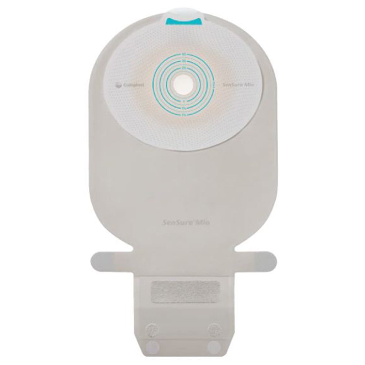 Ostomy Pouch SenSura Mio One-Piece System Mini Length Flat, Trim to Fit 3/8 to 1-3/4 Inch Stoma Drainable