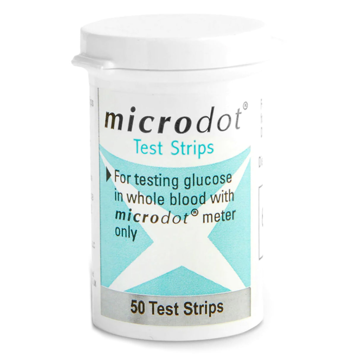 Blood Glucose Test Strips Microdot 50 Strips per Pack