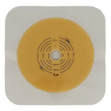 Ostomy Barrier Trim to Fit, Standard Wear Flexible Tape 57 mm Flange Red Code System Up to 1-3/4 Inch Opening 5 X 5 Inch