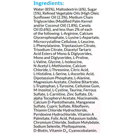 Pediatric Oral Supplement Neocate Splash Unflavored 8 oz. Carton Liquid Amino Acid Food Allergies