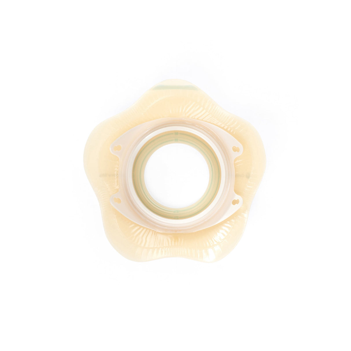 Ostomy Barrier SenSura Mio Convex Flip Precut, Extended Wear Elastic Adhesive 70 mm Flange Yellow Code System 2 Inch Opening