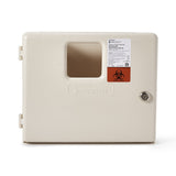 Sharps Container Cabinet / Wall Enclosure McKesson Prevent High Impact Polystyrene Wall Mount Locking