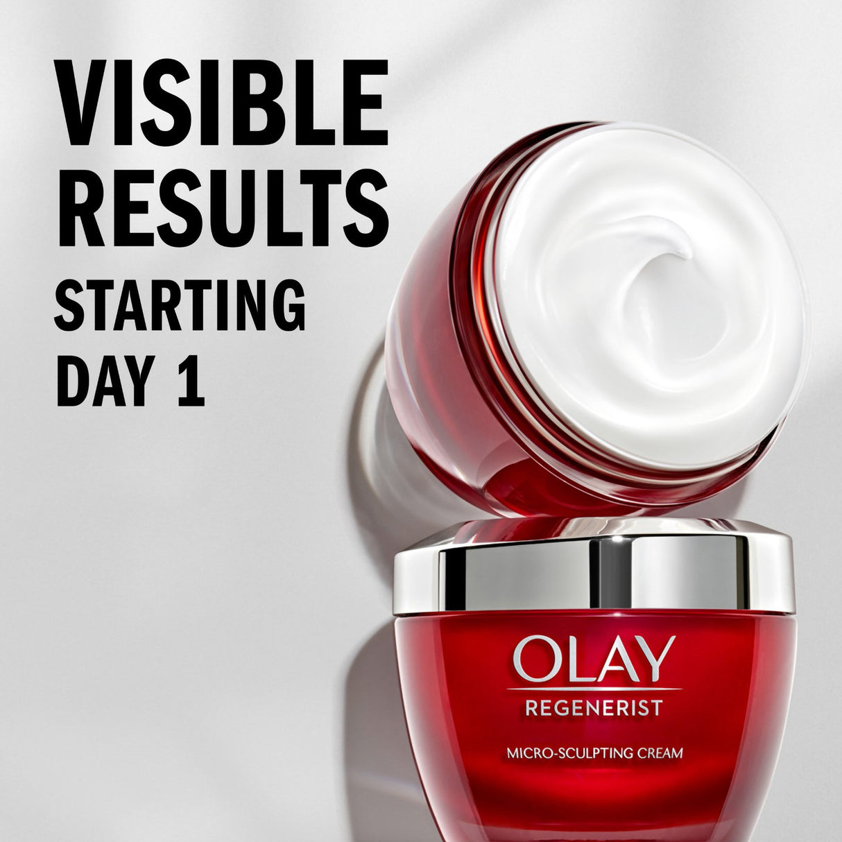 Facial Moisturizer Olay Regenerist Micro-Sculpting Cream 1.7 oz. Jar Scented Cream