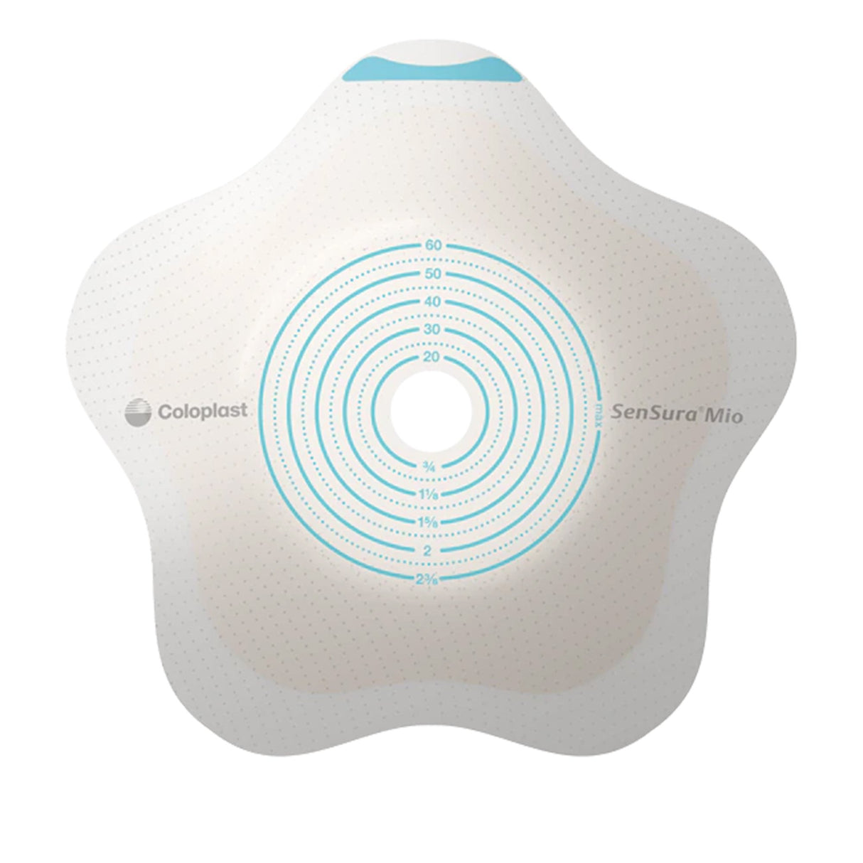 Ostomy Barrier SenSura Mio Convex Flip Precut, Extended Wear Elastic Adhesive 50 mm Flange Red Code System 1-3/16 Inch Opening