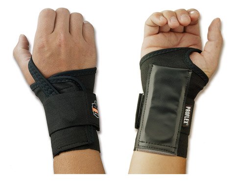 Wrist Support ProFlex 4000 Single Strap Elastane / Elastic / Polyester Right Hand Black X-Large