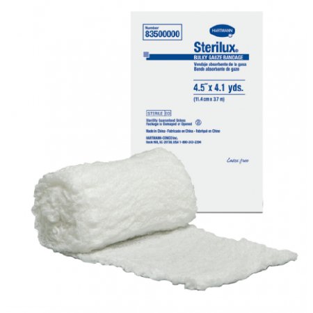 Fluff Bandage Roll Sterilux Bulky 4-1/2 Inch X 4-1/10 Yard 6-Ply Sterile 1 per Pouch