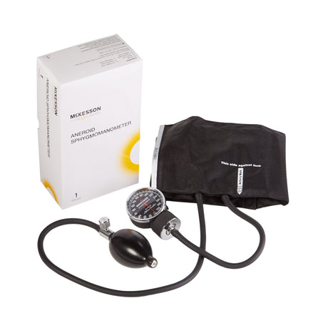 Aneroid Sphygmomanometer Unit McKesson LUMEON Adult Cuff Nylon Cuff 23 - 40 cm Pocket Aneroid