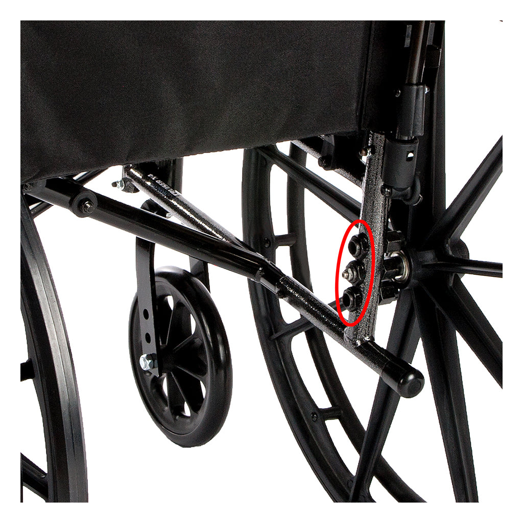 Fauteuil roulant léger à double essieu Cruiser X4 avec accoudoirs amovibles réglables, accoudoirs de bureau, repose-jambes élévateurs, siège de 18 po