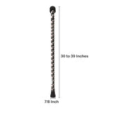 Offset Cane McKesson Aluminum 30 to 39 Inch Height Pink Floral