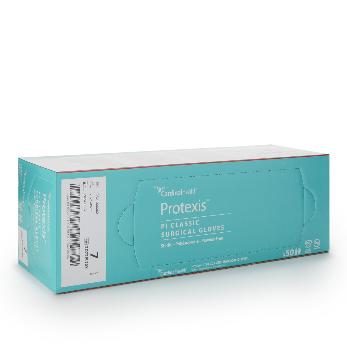 Surgical Glove Protexis PI Classic Size 7 Sterile Polyisoprene Standard Cuff Length Smooth Ivory Not Chemo Approved