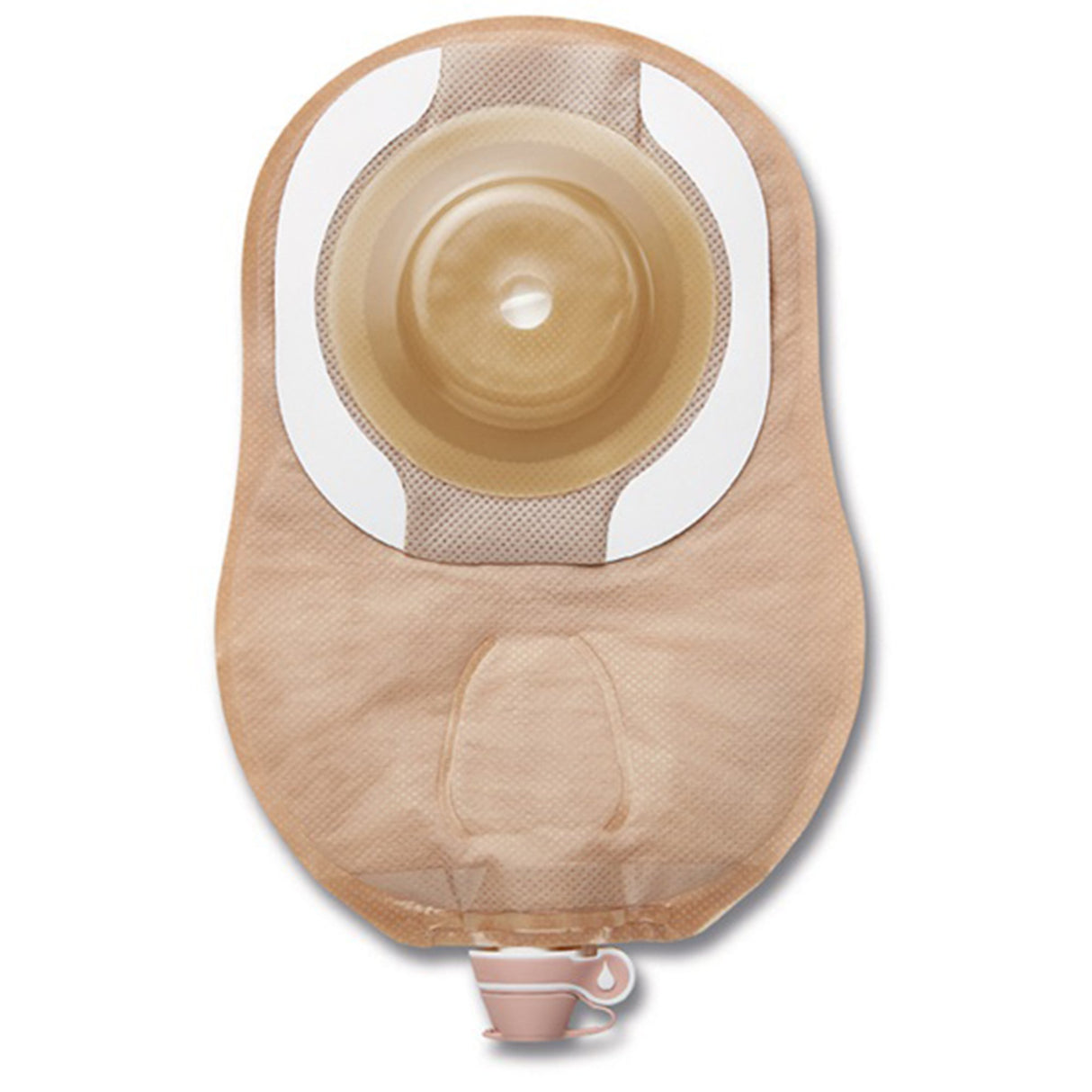 Urostomy Pouch CeraPlus One-Piece System 9 Inch Length Soft Convex, Pre-Cut 7/8 Inch Stoma Drainable