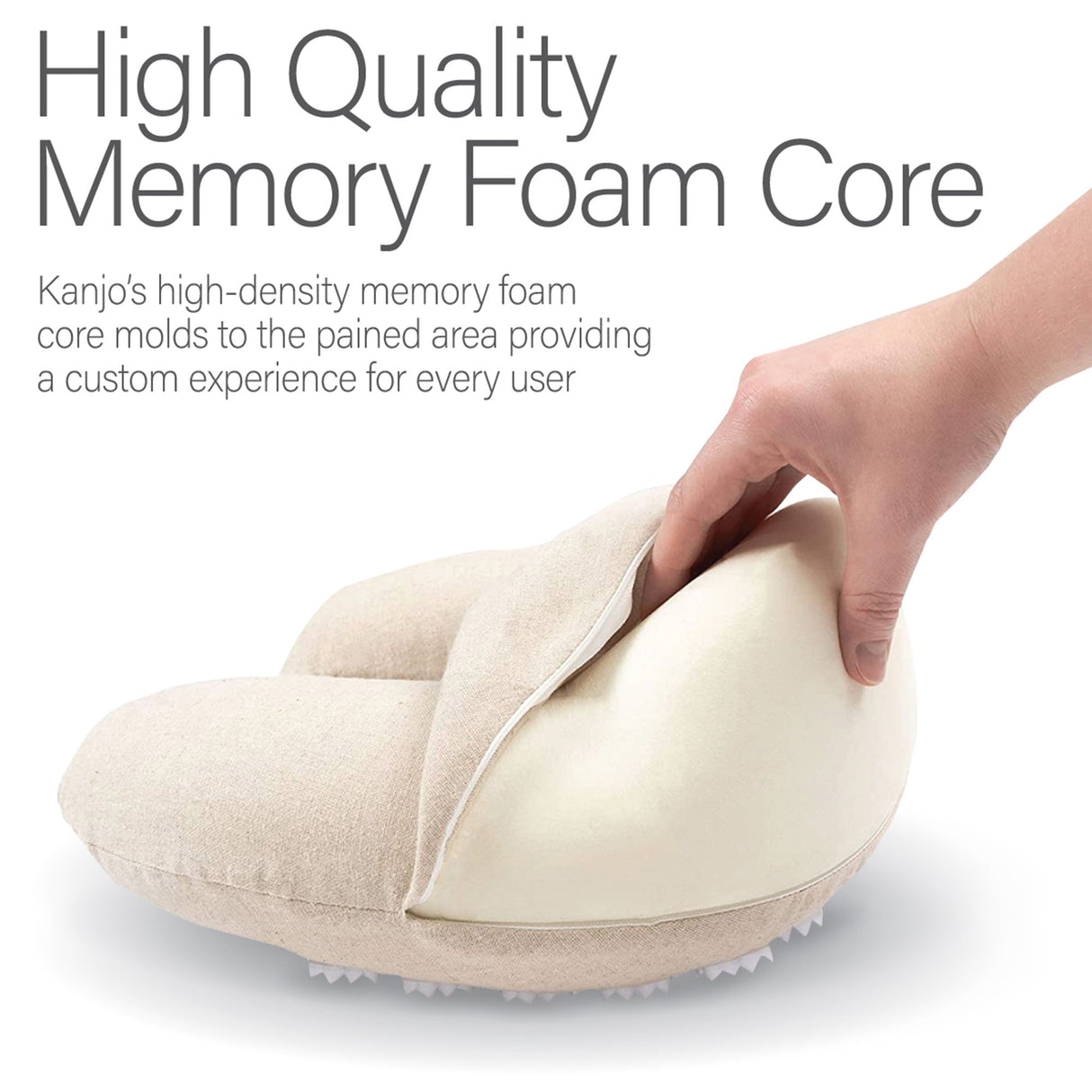 Acupressure Neck Pillow Kanjo 5 X 12 X 13 Inch