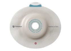 Ostomy Barrier SenSura Mio Click Trim to Fit, Extended Wear Elastic Adhesive 70 mm Flange Yellow Code System 9/16 to 2 Inch Opening