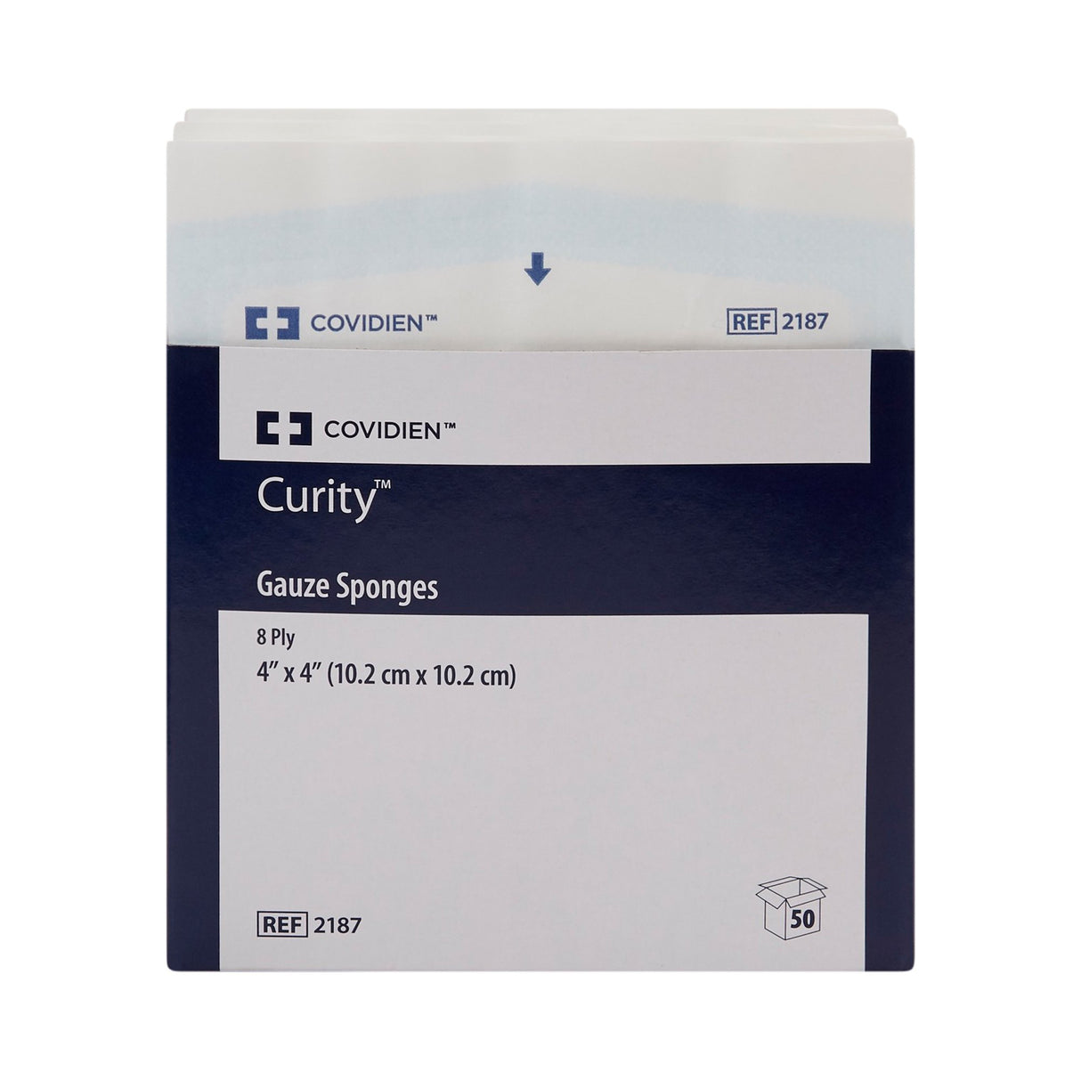 Gauze Sponge Curity 4 X 4 Inch 8-Ply Sterile 2 per Pack