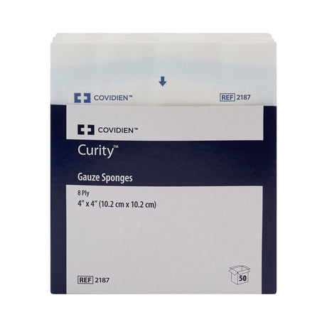 Gauze Sponge Curity 4 X 4 Inch 8-Ply Sterile 2 per Pack