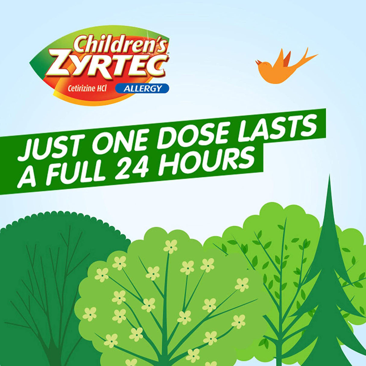 Children's Allergy Relief Children's Zyrtec 1 mg / 1 mL Strength Syrup 4 oz.