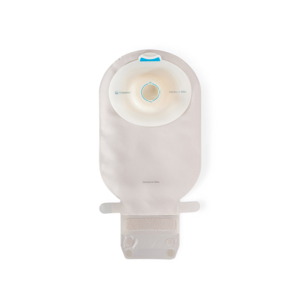 Ostomy Pouch SenSura Mio Convex One-Piece System 11 Inch Length, Maxi Convex Light, Pre-Cut 1 Inch Stoma Drainable