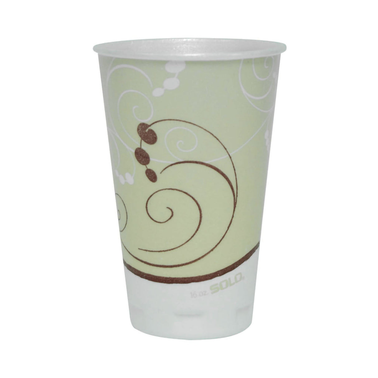 Insulated Drinking Cup Trophy 16 oz. Symphony Print Styrofoam Disposable