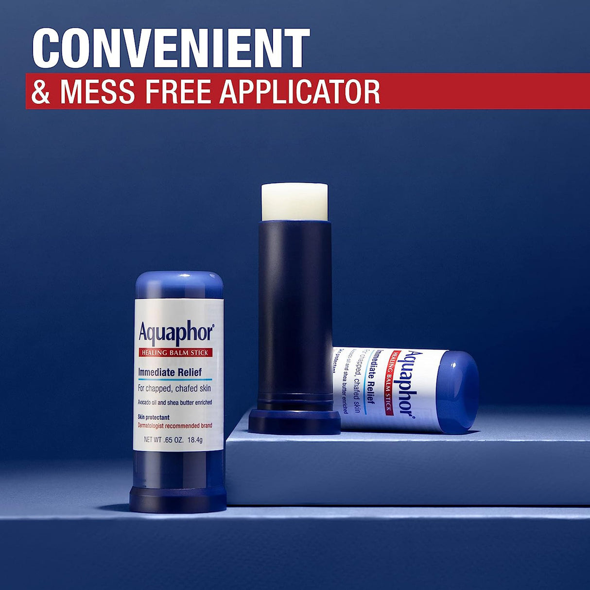 Skin Protectant Aquaphor Healing Balm .65 oz. Stick Unscented Solid