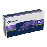 Exam Glove Purple Nitrile-Xtra X-Small NonSterile Nitrile Extended Cuff Length Textured Fingertips Purple Chemo Tested