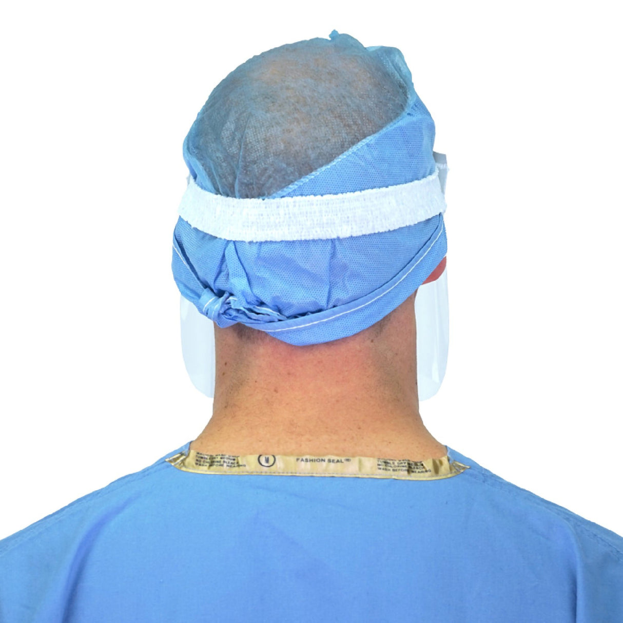 Face Shield Halyard One Size Fits Most 3/4 Length Anti-fog Disposable NonSterile
