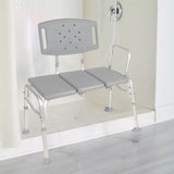 McKesson Knocked Down Bariatric Bath Transfer Bench Arm Rail 18-1/4 to 23-1/4 Inch Seat Height 500 lbs. Weight Capacity