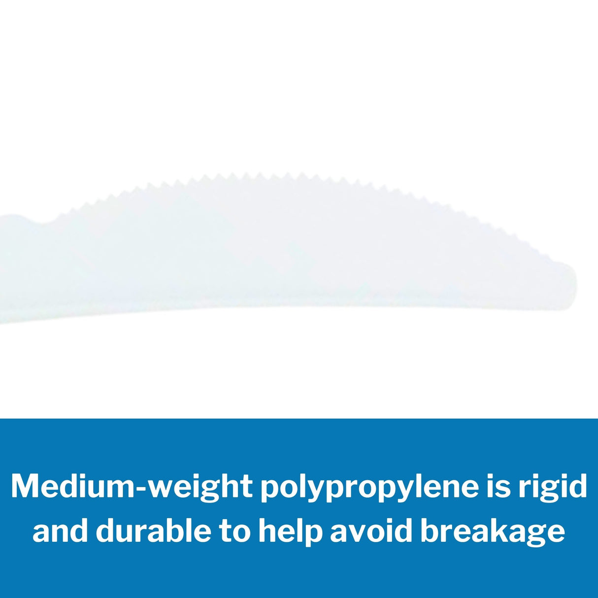 Knife McKesson Medium Weight White Polypropylene
