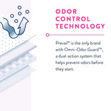 Female Adult Absorbent Underwear Prevail Daily Underwear Pull On with Tear Away Seams X-Large Disposable Heavy Absorbency