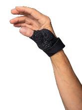 Thumb Brace CMC Controller Plus Adult Large / X-Large Hook and Loop Strap Closure Right Hand Black