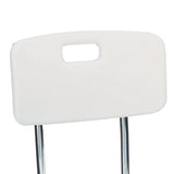 Bath Bench McKesson Without Arms Aluminum Frame With Backrest 20 Inch Seat Width 500 lbs. Weight Capacity
